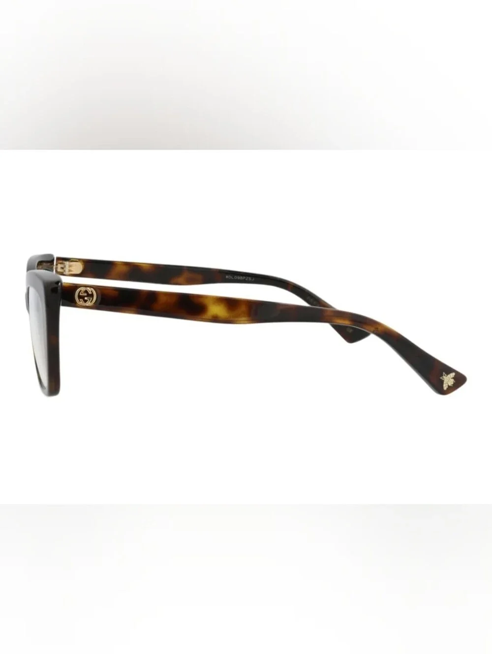 Gucci Womens Cat Eye Havana Transparent Fashion Designer Eyewear, 51mm Authentic